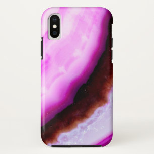 Gemstone Series - Agate in Purple iPhone X Case