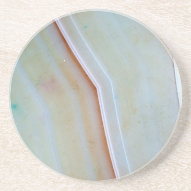 Gemstone Series - Polished Agate Coaster (Front)