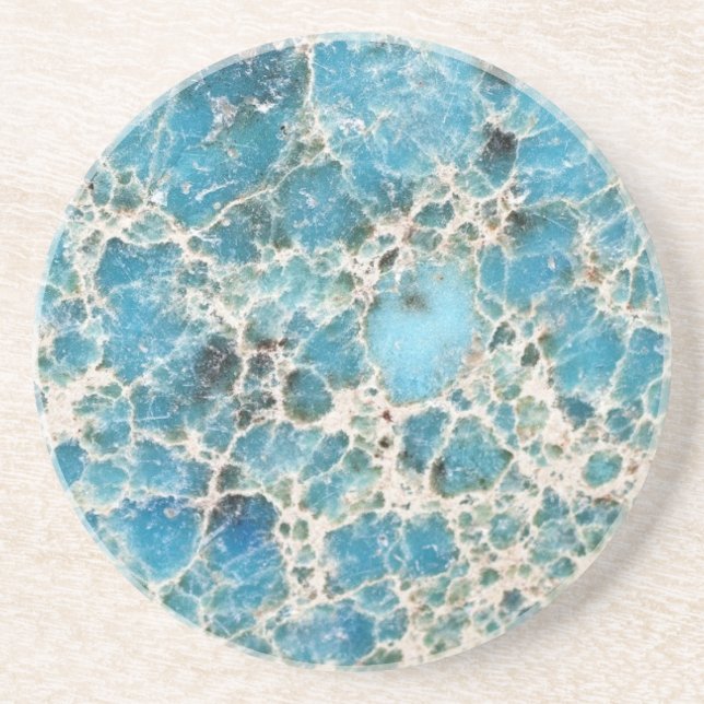 Gemstone Series - Vintage Turquoise Coaster (Front)