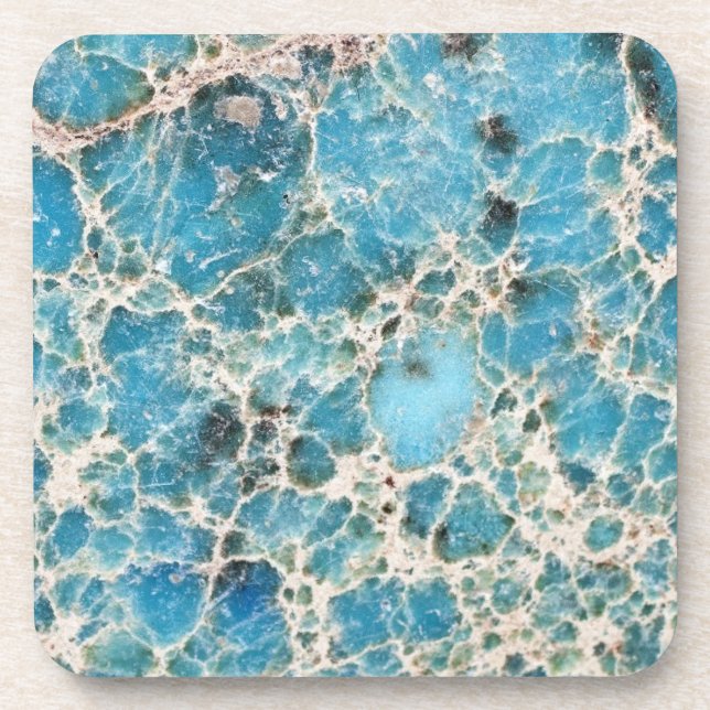 Gemstone Series - Vintage Turquoise Coaster (Front)