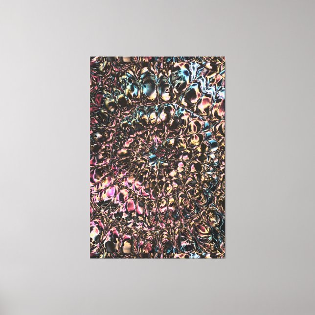 Gemstone Spiral Canvas Print (Front)