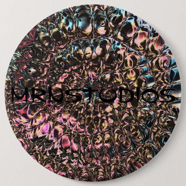 Gemstone Spiral MRNSTUDIOS 6 Cm Round Badge (Front)