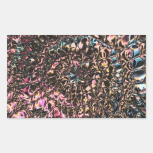 Gemstone Spiral Rectangular Sticker