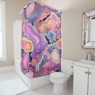 Gemstone Symphony Shower Curtain