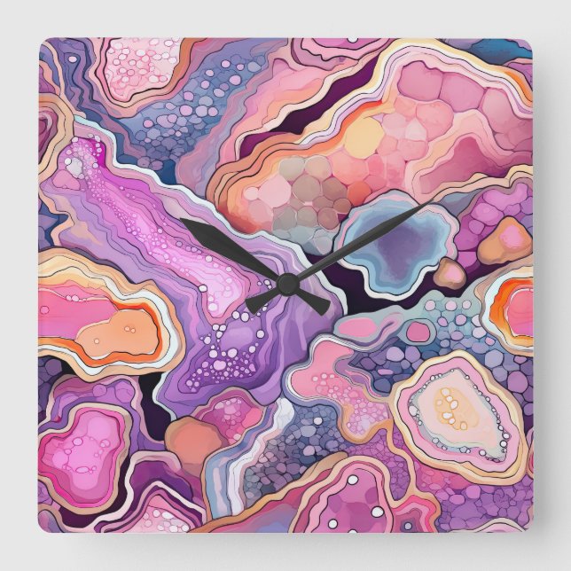 Gemstone Symphony Wall Clock (Front)