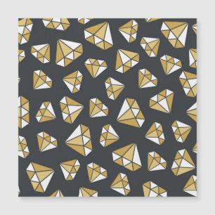 Gemstone Themed Vintage Seamless Pattern.