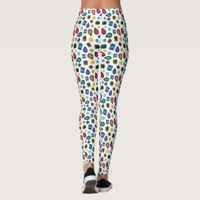 Gemstones All Over print Leggings (Back)