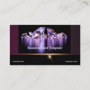 Gemstones Jewellery Diamonds Business Card