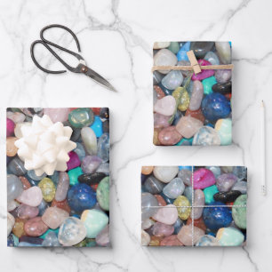 Gemstones Wrapping Paper Sheet