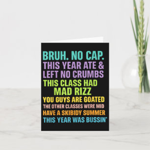 Gen A Slang Teachers Happy Last Day Of School 2025 Card