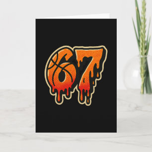 Gen Alpha Slang Kids 67 Sketll Ice Cream Drip Six Card