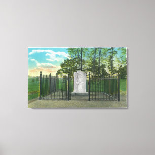 Gen Benedict Arnold's Left Leg Monument Canvas Print
