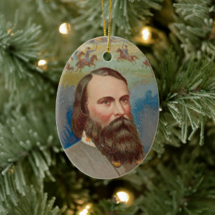 Gen. James Longstreet Ceramic Tree Decoration