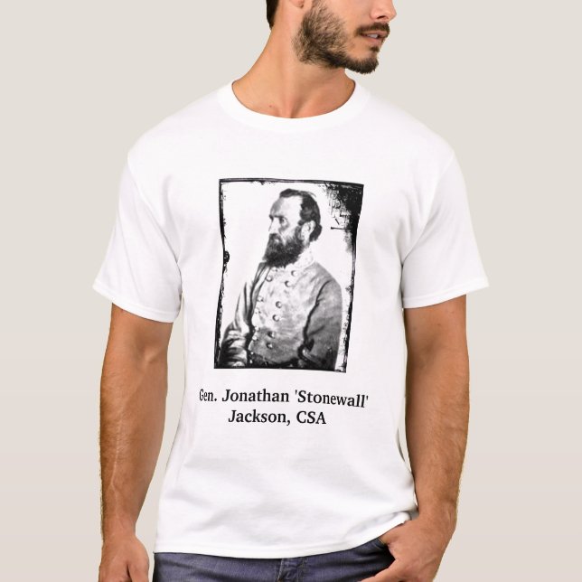 Gen. Jonathan 'Stonewall' Jackson, CSA T-Shirt (Front)