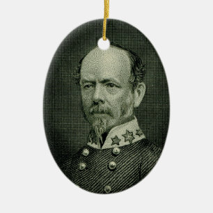 Gen. Joseph E. Johnston Ceramic Tree Decoration