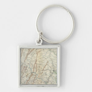 Gen map I Key Ring