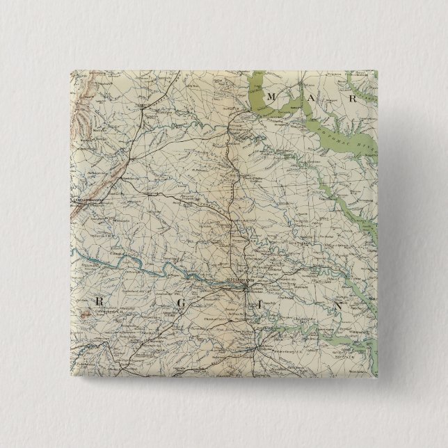 Gen map II 15 Cm Square Badge (Front)