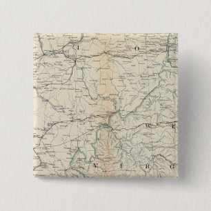 Gen map V 15 Cm Square Badge