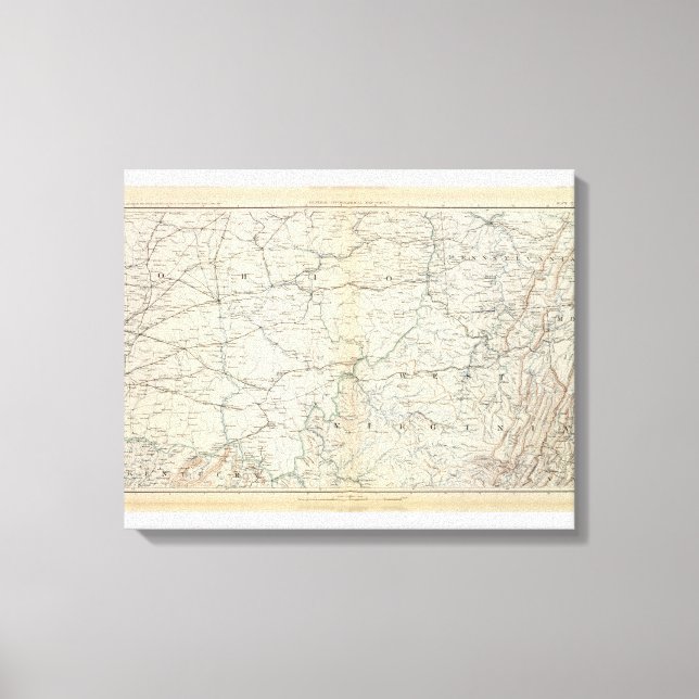 Gen map V Canvas Print (Front)