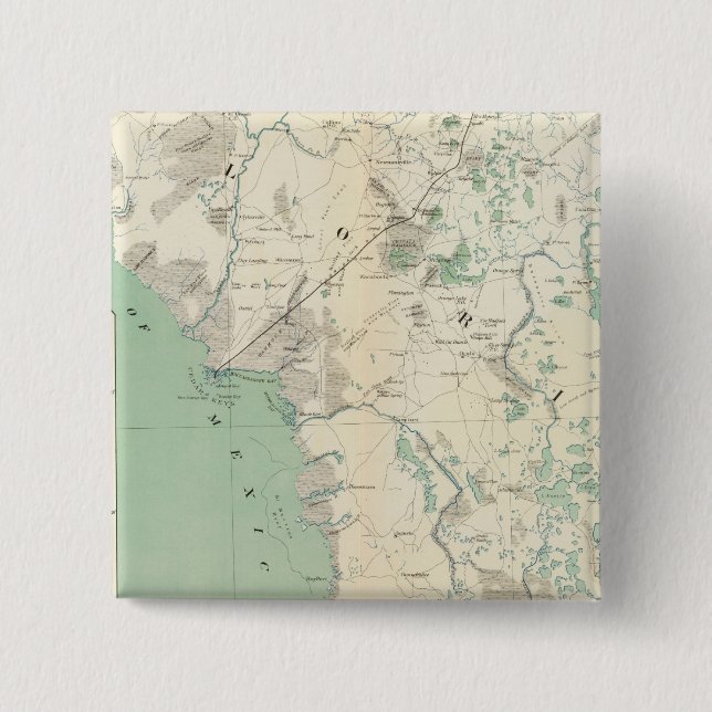 Gen map XI 15 Cm Square Badge (Front)