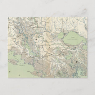 Gen map XXI Postcard