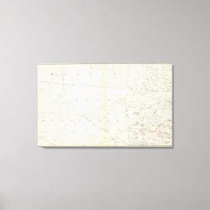 Gen map XXV Canvas Print