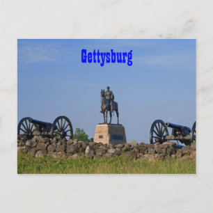 Gen. Meade at Gettysburg Postcard