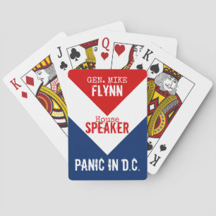 Gen Mike Flynn Speaker of the House Panic in DC Playing Cards