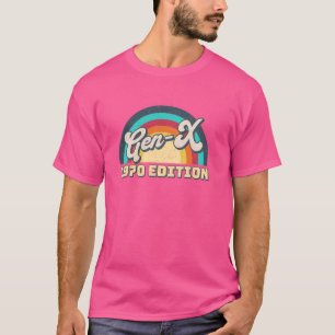 Gen X 1970 Edition Retro Generation Xers Men Women T-Shirt