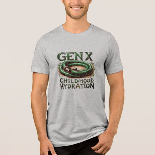 Gen X Childhood Hydration Tri-Blend Shirt