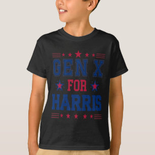 Gen X For Harris Walz 2024 President Kamala Harris T-Shirt