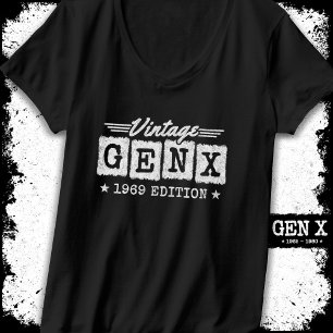 Gen X Generation Gen Xer Born 1969 Gen X Birthday T-Shirt