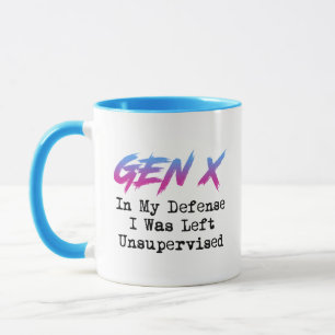 Gen X - In My Defence I Was Left Unsupervised Mug