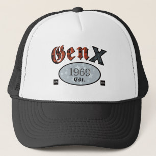 Gen X (Personalised Birth Year 1969) Trucker Hat