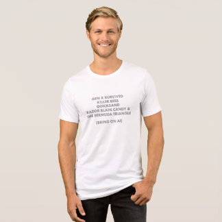 Gen X Survived Grey Tri-Blend Shirt