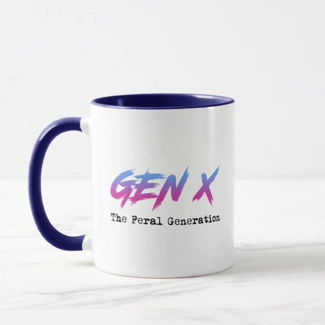Gen X - The Feral Generation Mug (Left)