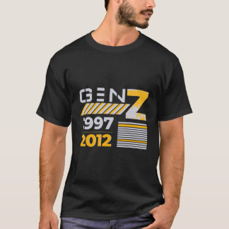 Gen Z 1997 2012 Graphic T-Shirt Design