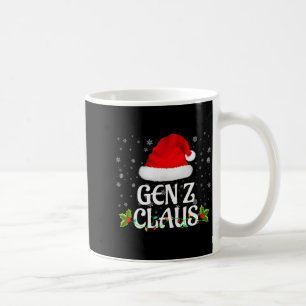 Gen Z Claus Christmas Lights Santa Pajama Family M Coffee Mug