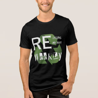 Gen Z Recycling Hope Weekly Funny Eco Tri-Blend Shirt