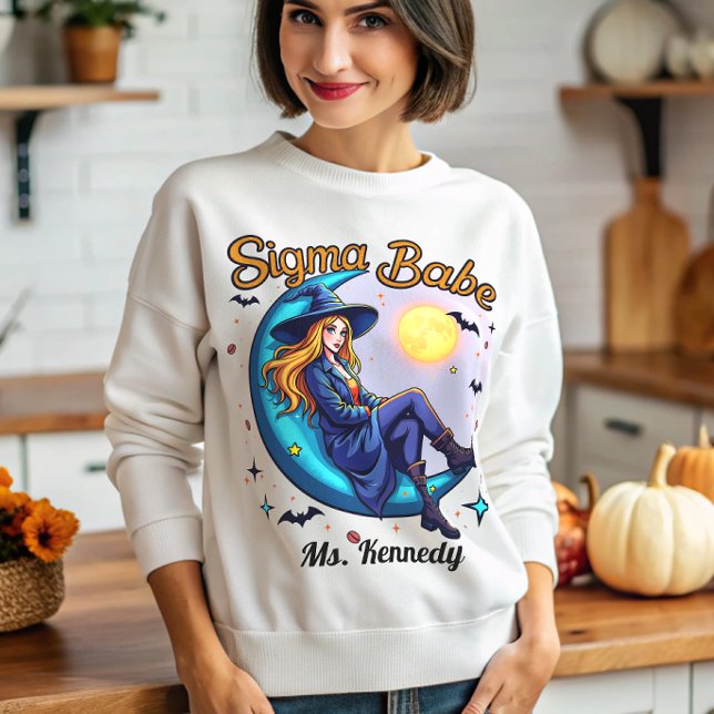 Gen Z Sigma Witch Funny Sigma Babe Halloween Gen Z Sweatshirt (Creator Uploaded)