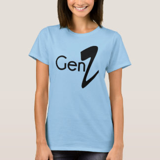 Gen Z Typography Celebrity Style T-Shirt