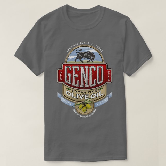 Genco Olive Oil  T-Shirt (Design Front)