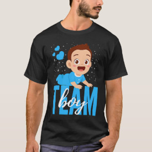 Gender Announcement  Team Boy Baby Party Reveal Pr T-Shirt