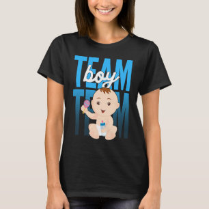 Gender Announcement Team Boy Baby Party Reveal Pr T-Shirt