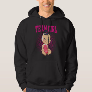 Gender Announcement  Team Girl Baby Party Reveal P Hoodie