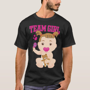 Gender Announcement  Team Girl Baby Party Reveal P T-Shirt
