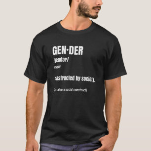 Gender Constructed Society Bisexual Pride Rainbow T-Shirt