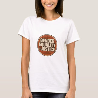 Gender Equality = Justice Feminist – Retro Scales T-Shirt