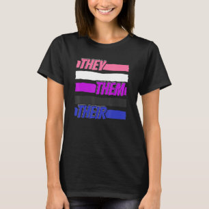 Gender Fluid Genderless - Non Binary Neutral They T-Shirt