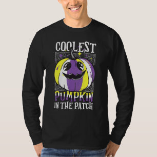 Gender Fluidity Coolest Pumpkin In The Patch Non B T-Shirt